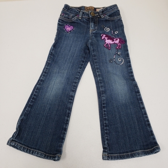 1989 Place Other - 1989 Place Girls Horse Bootcut Jeans Size 4